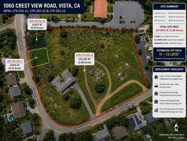 1060 Crest View Rd, Vista, Active - Home for Sale